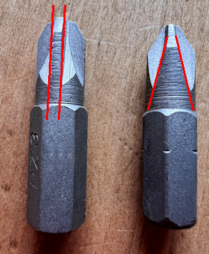 PZ und PH Bits Flanken markiert